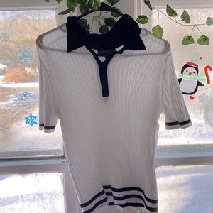 Collared tennis style shirt!